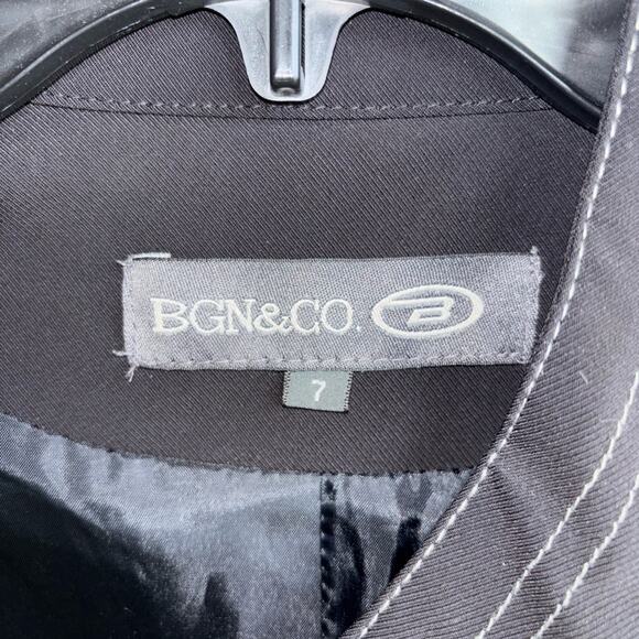 BGN & CO size 7 Black Jacket *missing top snap / otherwise PERFECT* - Picture 8 of 11